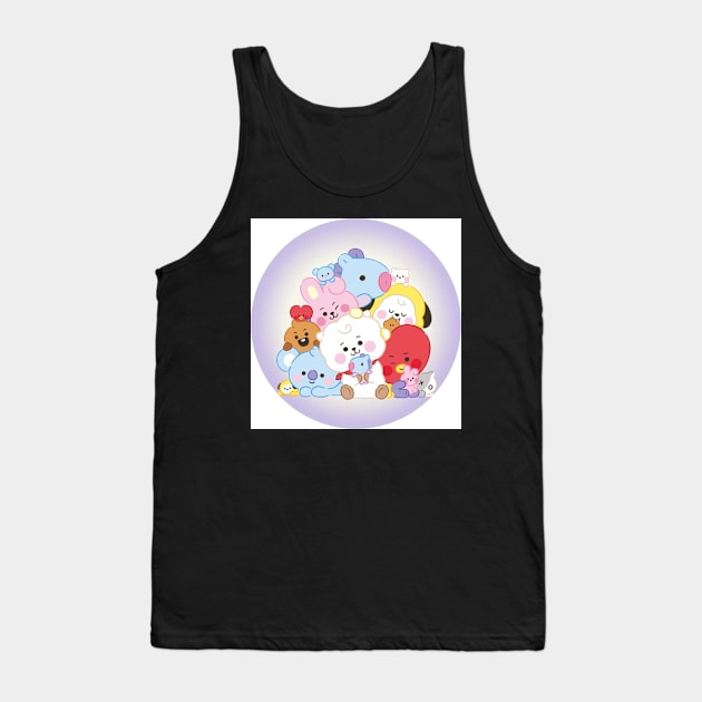 BT21 Tank Top by VinylPatch